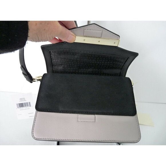 Kate Spade Carmel Crt Small Kaela Nouveaux/Black Leather & Suede Cross-body Bag - Picture 7 of 11